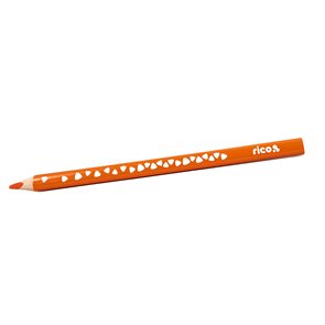 Pastelka RICO trojbok&#225; JUMBO, tuha průměr 5mm, 1 ks, oranžov&#225;