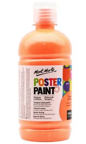 Temperov&#225; barva Mont Marte 500 ml - FLUO oranžov&#225;