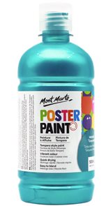 Temperov&#225; barva Mont Marte 500 ml - METALLIC tyrkysov&#225;