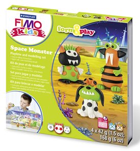 Sada FIMO Kids Form & Play - Vesmírné příšerky
