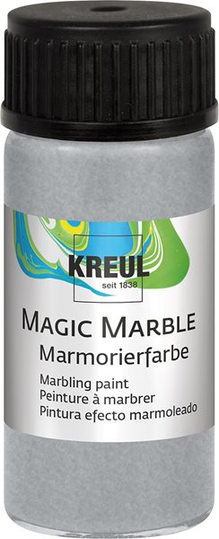 Levně Mramorovací barva Magic Marble 20 ml stříbrná