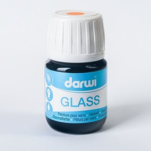DARWI Vitrážová barva, 30 ml - oranžová