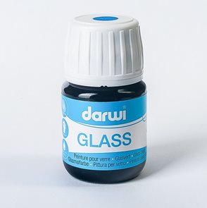 DARWI Vitrážová barva, 30 ml - tmavě modrá