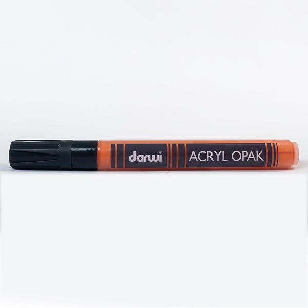 Levně DARWI Akrylová fixa - tenká - 3 ml/1 mm - oranžová