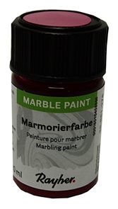 Mramorovací barva Rayher Marble Paint 20 ml - fuchsiová růžová