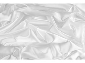 Hedvábný šátek 90 x 90cm - přírodní bílá