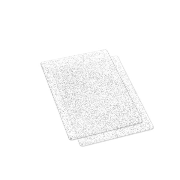 Levně Náhradní řezací desky Standard pro Big shot - pár - průhledné stříbrné glitter