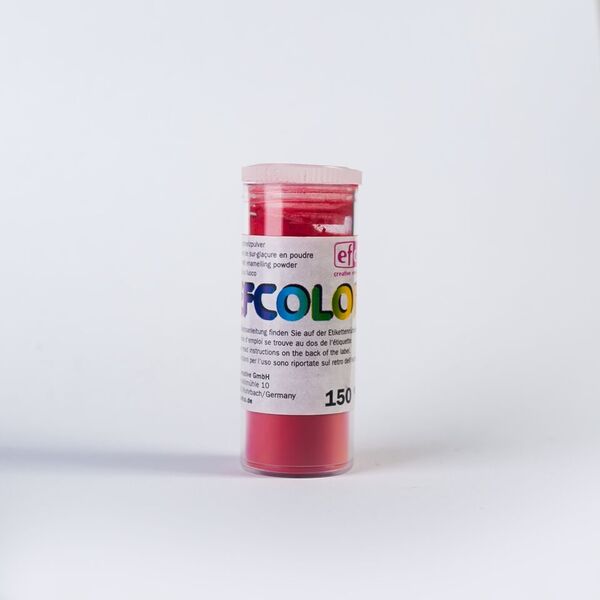 Levně Efcolor - Smaltovací prášek, 10 ml - červený