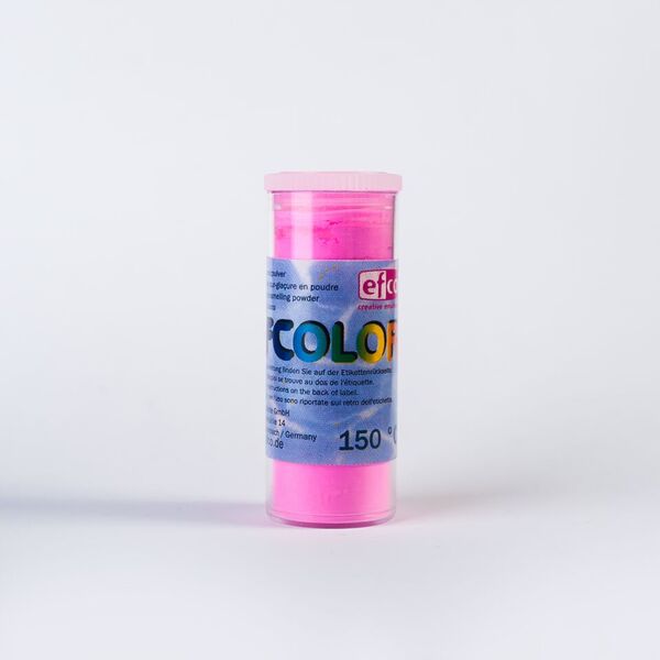 Levně Efcolor - Smaltovací prášek, 10 ml - neonově růžový