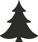 Ozdobná děrovačka na papír Heyda, 25 mm - Vánoční strom