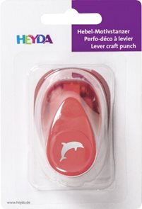 Ozdobná děrovačka na papír Heyda, 17 mm - Delfín