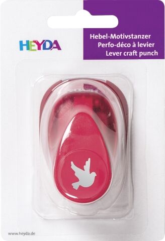 Ozdobná děrovačka na papír Heyda, 17 mm - Holubice