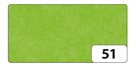 Hedvábný papír 50x70 cm, 20 g, 26 listů - barva světle zelená
