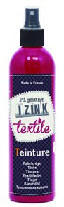 Barva na textil IZINK - tekutá - 180 ml s rozprašovačem - Rumělka