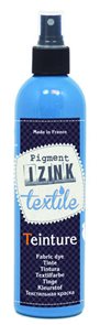 Barva na textil IZINK - tekutá - 180 ml s rozprašovačem - Nebeská modř