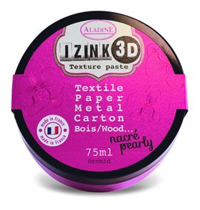 3D strukturovací pasta IZINK, perleťová růžová