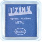 Inkoust IZINK mini, pomaluschnoucí - metalická modrá