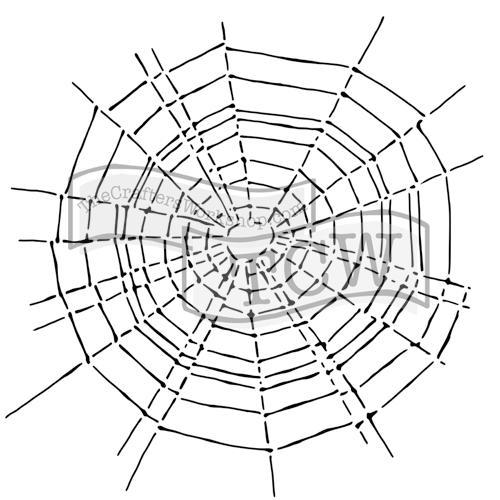 Plastová šablona - Pavučina, 30,5 × 30,5 cm