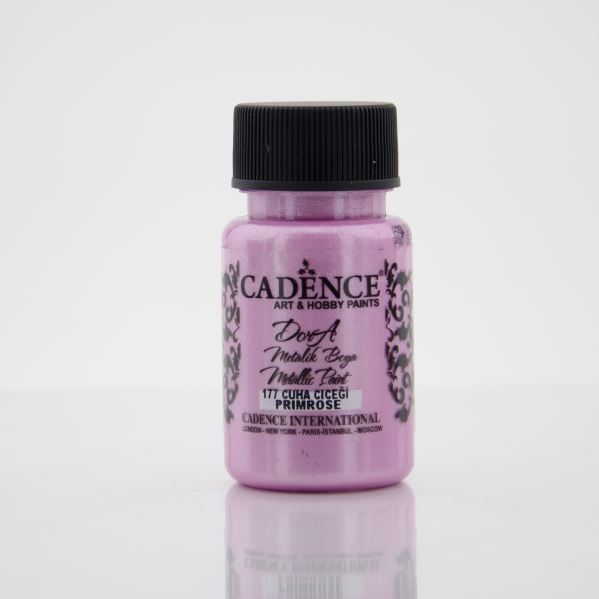 Akrylová barva Cadence DORA metalic, 50 ml - růžová