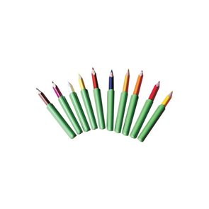 Finish Pencil Green S /násadka na trojboké pastelky/, hrana 10 mm - 12 ks