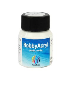 Hobby Acryl matt Nerchau - 59 ml - bílá