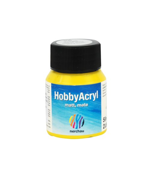 Levně Hobby Acryl matt Nerchau - 59 ml - žlutá