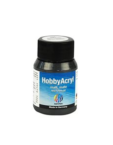 Hobby Acryl matt Nerchau - 59 ml - metalíza antracit