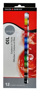Sada olejových barev SIMPLY - 12 × 12 ml