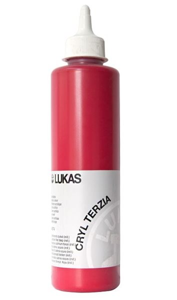 Levně Akrylová barva LUKAS "Cryl Terzia" 500 ml - kadmium červené tmavé, Sleva 30%