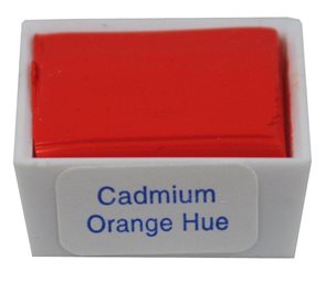 Umělecká akvarelová barva Daler-Rowney Aquafine  1/2 pánvička - kadmium oranžové 