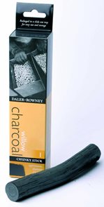 Umělecký přírodní uhel Daler-Rowney - extra silný, 15 mm ( 1 ks )