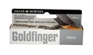 Umělecká metalická pasta Daler-Rowney Goldfinger, 22 ml - stříbrná