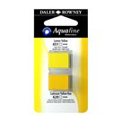 Umělecká akvarelová barva Daler-Rowney Aquafine - dvojbalení - Citronová žlutá/Kadmium žluté