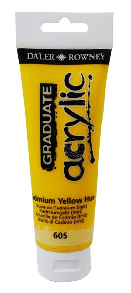 Levně Graduate akrylová barva 120 ml - Kadmium žluté