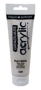 Graduate akrylová barva 120 ml - Perleťová bílá