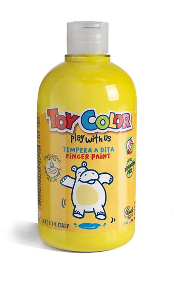 Prstová barva Toy Color - 500 ml - žlutá, Sleva 30%