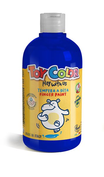 Levně Prstová barva Toy Color - 500 ml - modrá, Sleva 30%