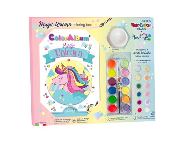 Levně Kreativní sada Toy Color Magic Unicorn coloring box