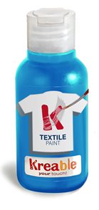 Barva na textil - modr&#225; - 100 ml
