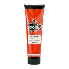 SCOLA Tiskařsk&#225; barva 300ml - červen&#225;