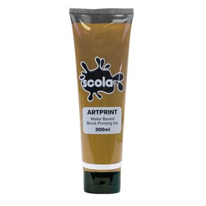 SCOLA Tiskařsk&#225; barva 300ml - siena p&#225;len&#225;