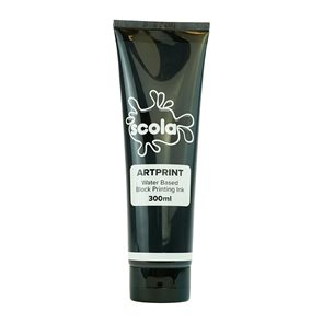 SCOLA Tiskařsk&#225; barva 300ml - čern&#225;
