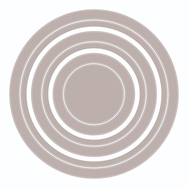 Sizzix vyřezávací kovové šablony Framelits - Kruhy