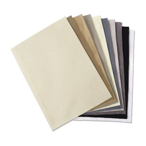 Dekoračn&#237; filc Sizzix A4, 1,5 mm, zemit&#233; barvy - 10 ks