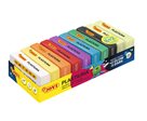 JOVI Glow plastelína 10 x 50 g (8 základních barev + 2 barvy svítící ve tmě)