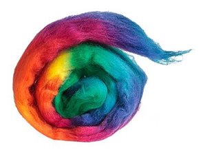 Australská ovčí vlna merino, Galaxy - rainbow, 20g