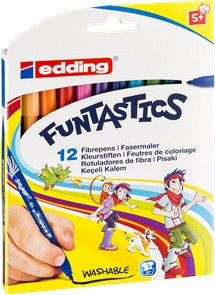 Dětský fix edding 15, sada 12 barev pro větší děti