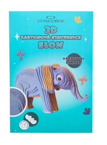 3D kartonov&#225; stavebnice CONCORDE - Slon