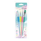 Sada štětců KEYROAD Pastel, pěnový úchop, blistr