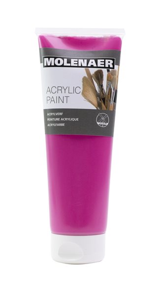 Akrylová barva Molenaer 250 ml - magenta, Sleva 22%